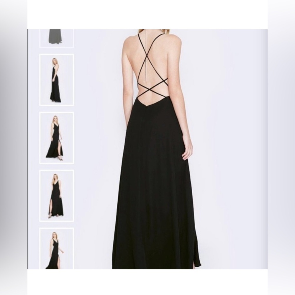 Fame and partners ethereal cross maxi dress. Size 4